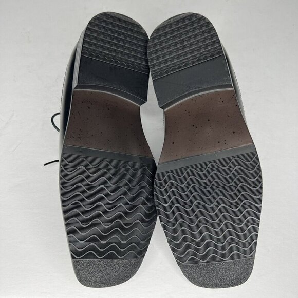 Stacy Adams AINSLEY Black Comfy Square Toe Lace Up Dress Shoe Mens Size 6M - Picture 8 of 9